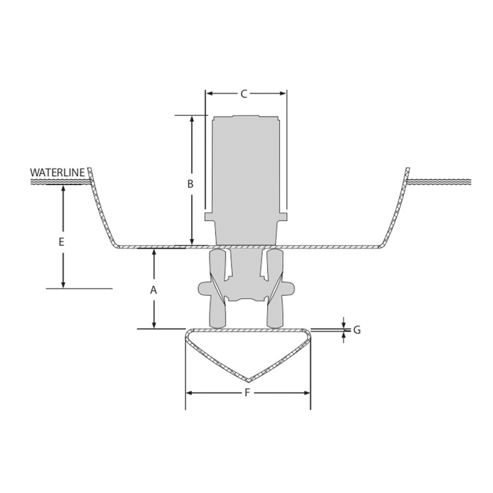 Bogpropeller SE Pro SEP25 12V Inkl. PPC520