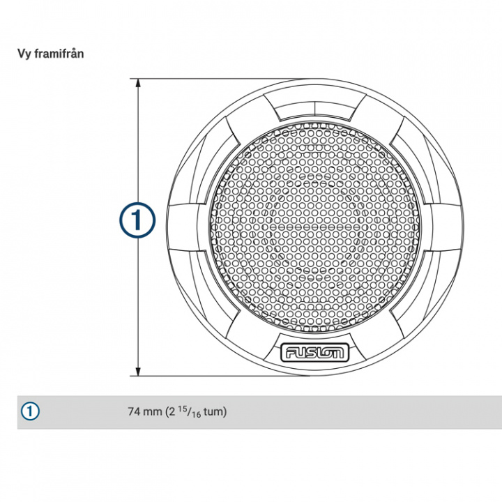 Diskanter Signature Vit (par)