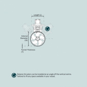 SH400 Hydraulisk BA19 Bogpropeller SH400 Hydraulisk BA19 Bogpropeller