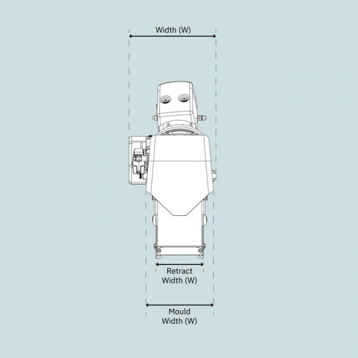 SR80 Retract 24V Bogpropeller