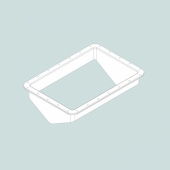 Monteringsfläns Polyester För Ø185 mm Monteringsfläns Polyester För Ø185 mm