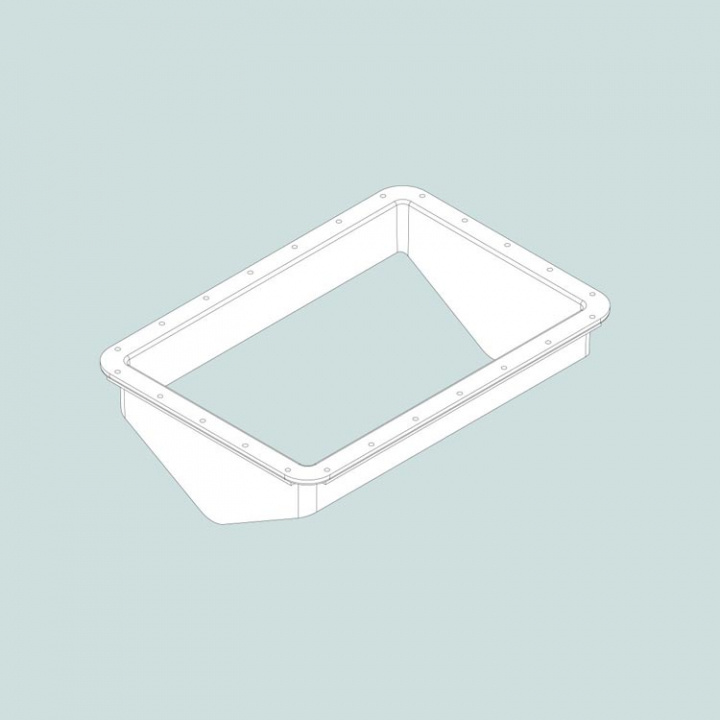 Monteringsfläns Polyester För Ø250 mm