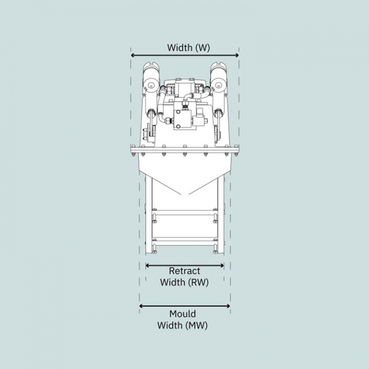 SRHP240 Retract Hydraulisk G16 24V Bogpropeller