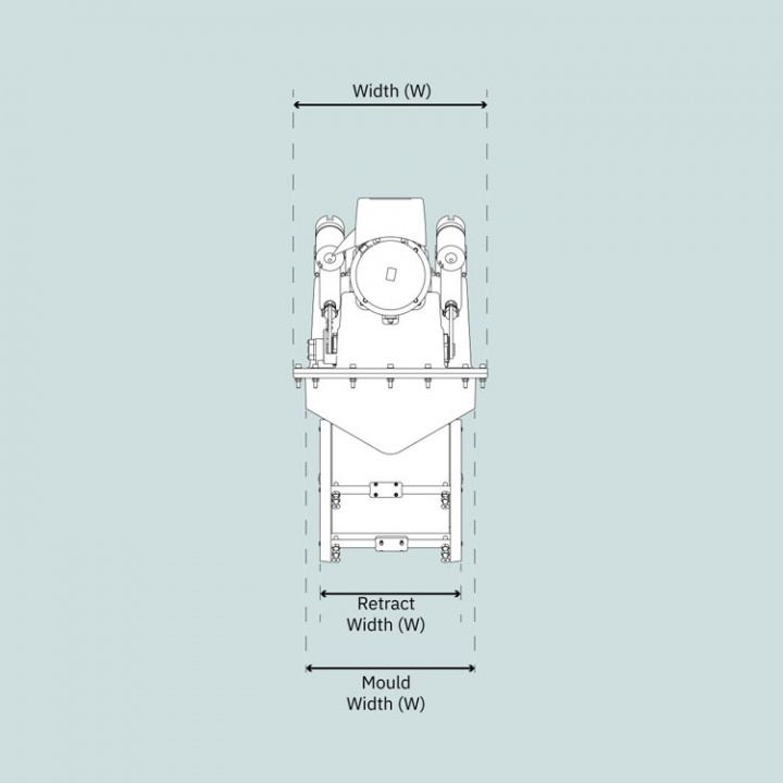 SRLP130 PRO Retract 24V Bogpropeller