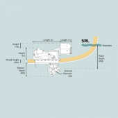 SRLP80 PRO Retract 24V Bogpropeller SRLP80 PRO Retract 24V Bogpropeller