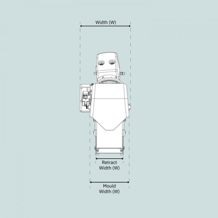 SRP80 PRO Retract 24V Bogpropeller