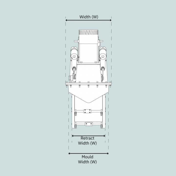 SRV130 Vertikal Retract 12V Bogpropeller