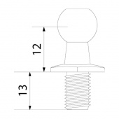 Rostfri Kula Ø10 M8 Rostfri Kula Ø10 M8
