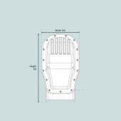 SX100 12V Bogpropeller Utanpåliggande SX100 12V Bogpropeller Utanpåliggande