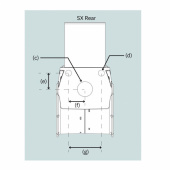 Bogpropeller SX35/140 12V 50 mm Utanpåliggande Bogpropeller SX35/140 12V 50 mm Utanpåliggande