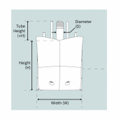 Bogpropeller SX35/140 Pod 12V 50 mm Utanpåliggande Bogpropeller SX35/140 Pod 12V 50 mm Utanpåliggande