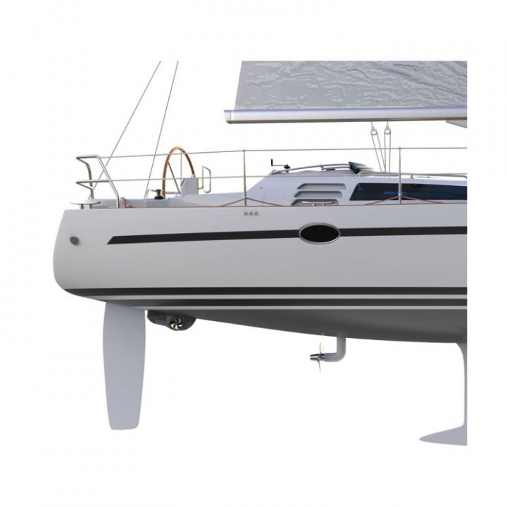 SX35 Pod Pro Ink PPC520 12V 50 mm Bogpropeller Utanpåliggande