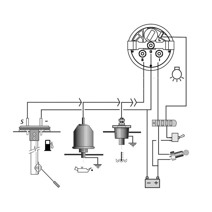 Givare För Bränsle 4-24'' (101-609 mm)