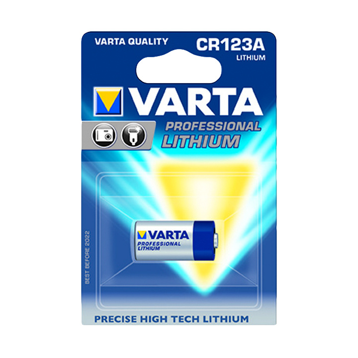 Batteri CR123A 3V Lithium