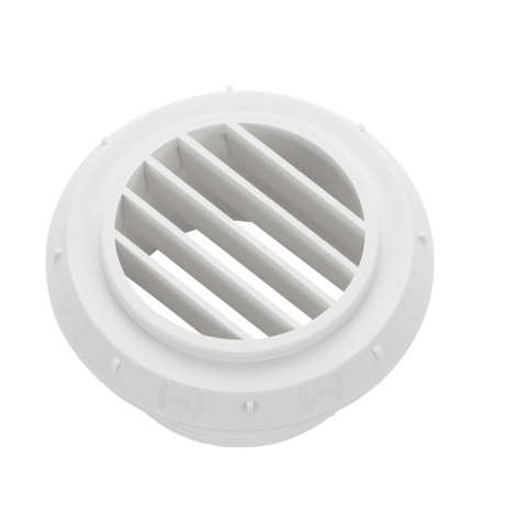 Utsläpp Ø60 mm/90° Vit